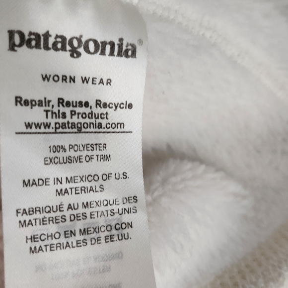 Patagonia ReTool Polartec Full Zip Snap-T Fleece Pullover Thermal Size Large - Picture 10 of 14